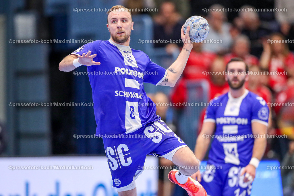 Gum16122401032 | 16.12.2024, Handball, 1. HBL, VfL Gummersbach - MT Melsungen, Schwalbe-Arena: Lukas Blohme (GUM #8)