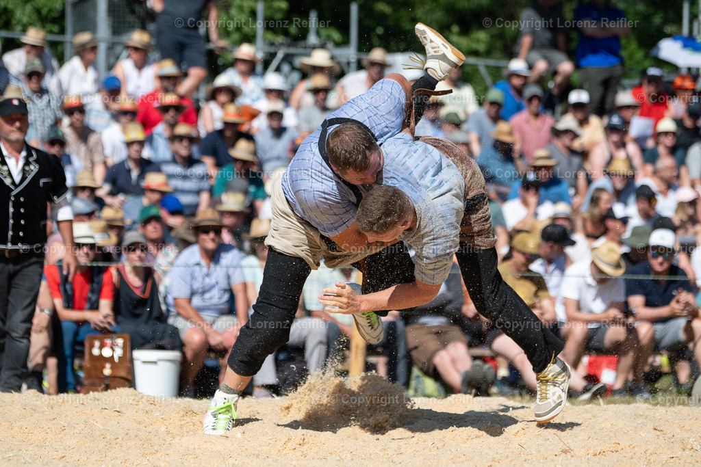 Schwingen -  Schwarzseeschwinget 2025 | Schwarzsee, 22.6.25, Schwingen - Schwarzseeschwinget.