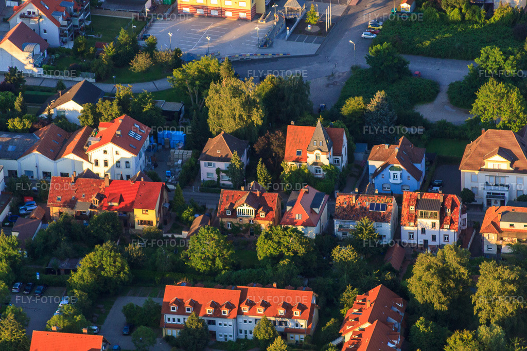 Luftbild: Bismarckstr in Kandel im Bundesland Rheinland-Pfalz in Deutschland. Foto: IMG_51164.jpg vom 22.07.2012 durch Werner Riehm/FLY-FOTO.de