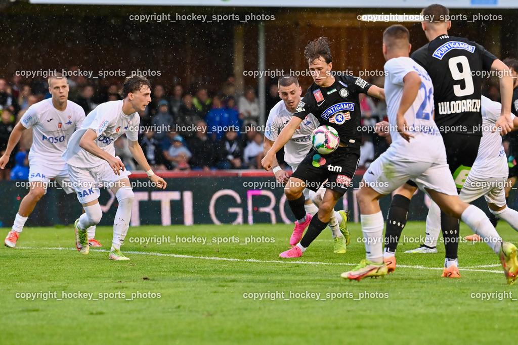 SAK vs. SK Sturm 22.7.2023 | #15 William Boving Vick, #9 Szymon Wlodarczyk, #24 Zoran Vukovic, #17 Jan Sasa Ogris-Martic