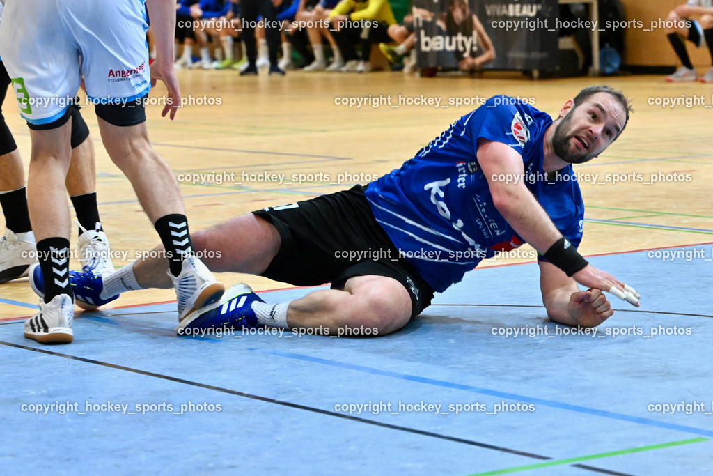 SC Ferlach vs. HSG Bärnbach/Köflach 30.3.2024 | #57 LEBAN Patrik SC Ferlach, SC Ferlach vs. HSG Bärnbach/Köflach 30.3.2024, SC Ferlach vs. HSG Bärnbach/Köflach am 30.03.2024 in Ferlach (Ballspielhalle Ferlach), Austria, (Photo by Bernd Stefan)