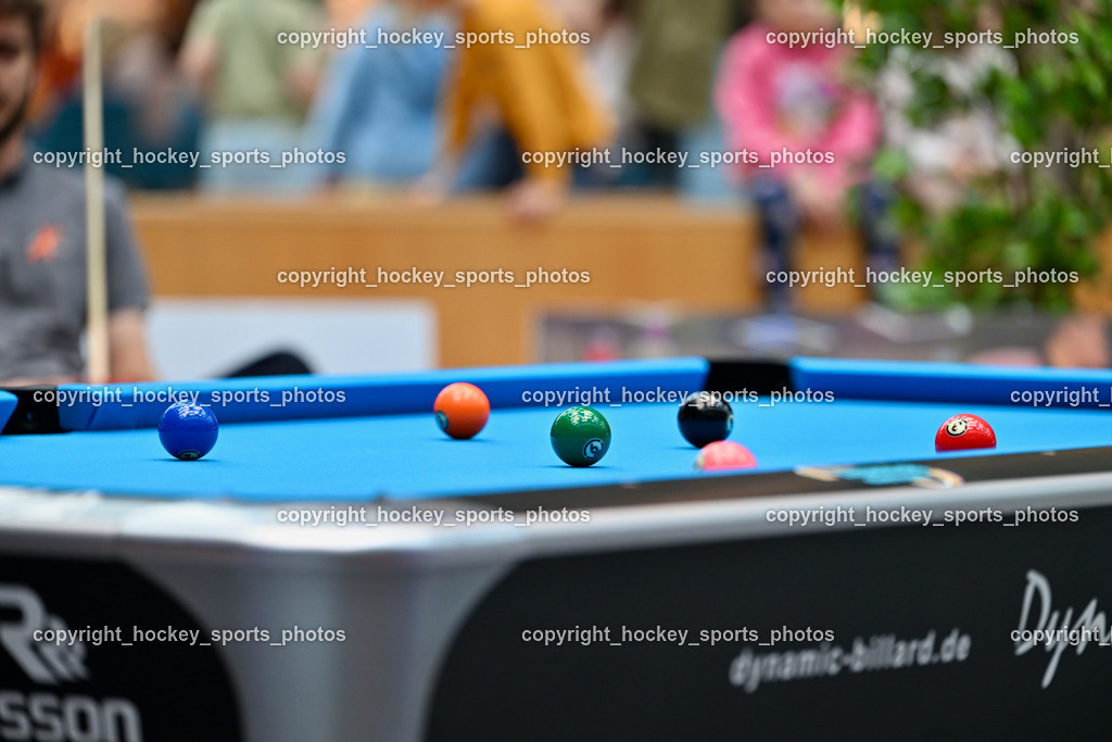 Pool Billard Bundesliga 2025 im ATRIO | Billard Tisch, Billard Kugeln, Pool Billard Bundesliga 2025 im ATRIO, Pool Billard Bundesliga 2025 im ATRIO am 29.03.2025 in Villach (Atrio), Austria, (Photo by Bernd Stefan)