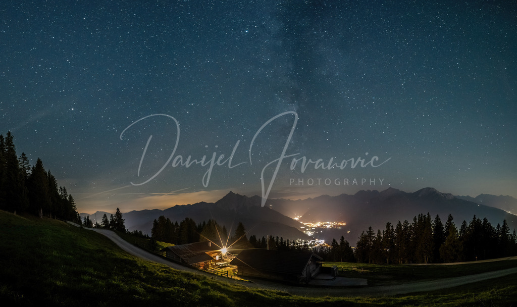 Milchstraße | über der Patscher Alm und dem Stubaital