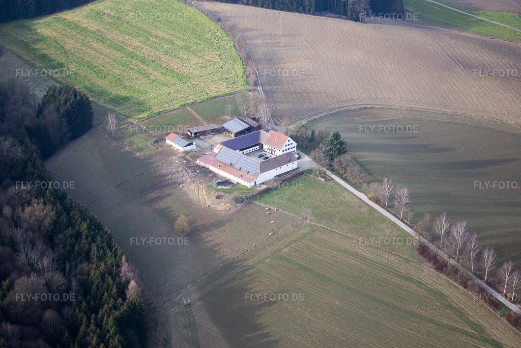 Luftbild: Winten im Ortsteil Brombach in Bad Birnbach im Bundesland Bayern in Deutschland. Foto: IMG_085606.jpg vom 31.12.2015 durch Werner Riehm/FLY-FOTO.de