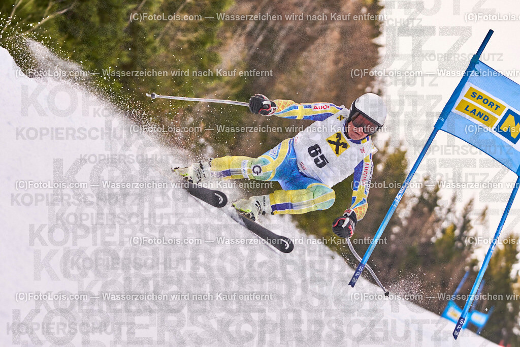 ALP0955_MastersCup-RTL-II_LKHF_Leitner Josef | NÖ Raiffeisen MastersCup, Jugend - Damen - Herren, Riesentorlauf-Rennen 2 auf der Fuchswaldpiste in Lackenhof am Ötscher, durchführender Verein: Schiklub Lackenhof, So 9. Februar 2025.