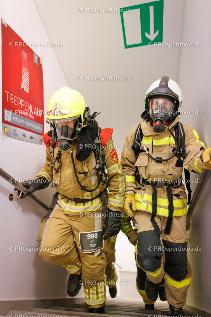 KölnTurm Treppenlauf; Köln, 03.08.2025 | Impressionen vom KölnTurm Treppenlauf am 03.08.2025 in Köln (Nordrhein-Westfalen). 