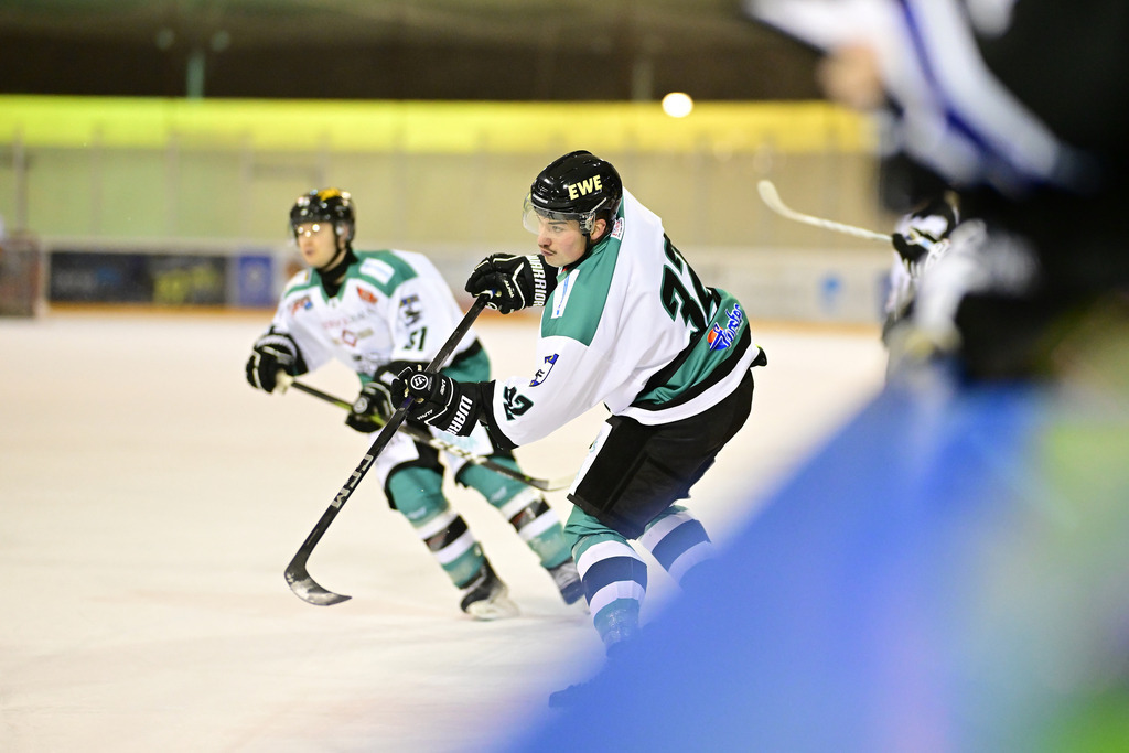 Eishockey I Herren I Saison 2024-2025 I Regionalliga Nord I 14. Spieltag I Hamburger SV - TuS Harsefeld Tigers | Der Sportfotograf. - Realisiert mit Pictrs.com