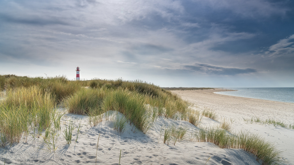 Ellenbogen auf Sylt mit Leuchttumr | Im Naturschutzgebiet findet jeder ein ruhiges Plätzchen - Realisiert mit Pictrs.com