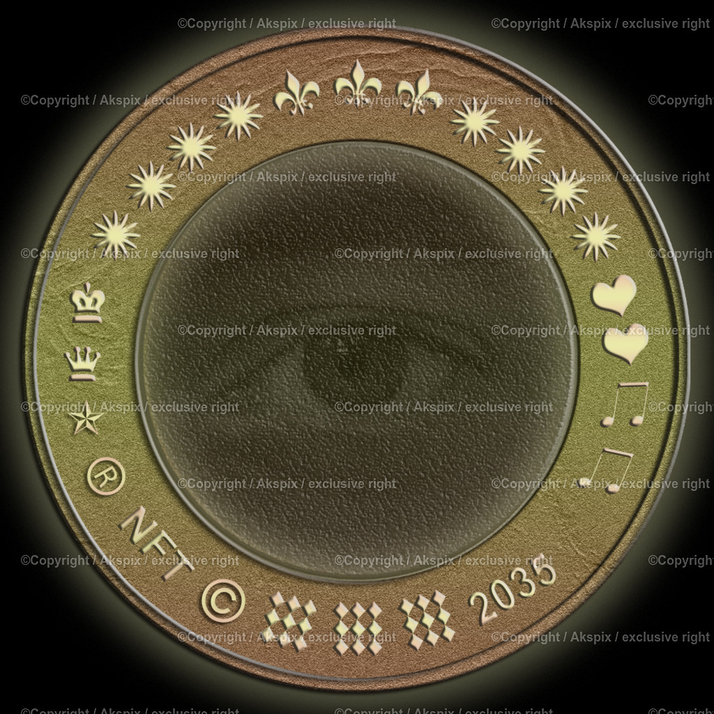 NFTs_Coin-One-Eye-2-2035 | Die Bildagentur Akspix ist eine Online-Bildagentur und bietet professionelles und kreatives Bildmaterial Royalty free und Rights Managed. Bildarchiv Akspix bietet eine große Auswahl an kreativen und klassischen Motiven.Frankfurt Fotograf, Fotoshooting
