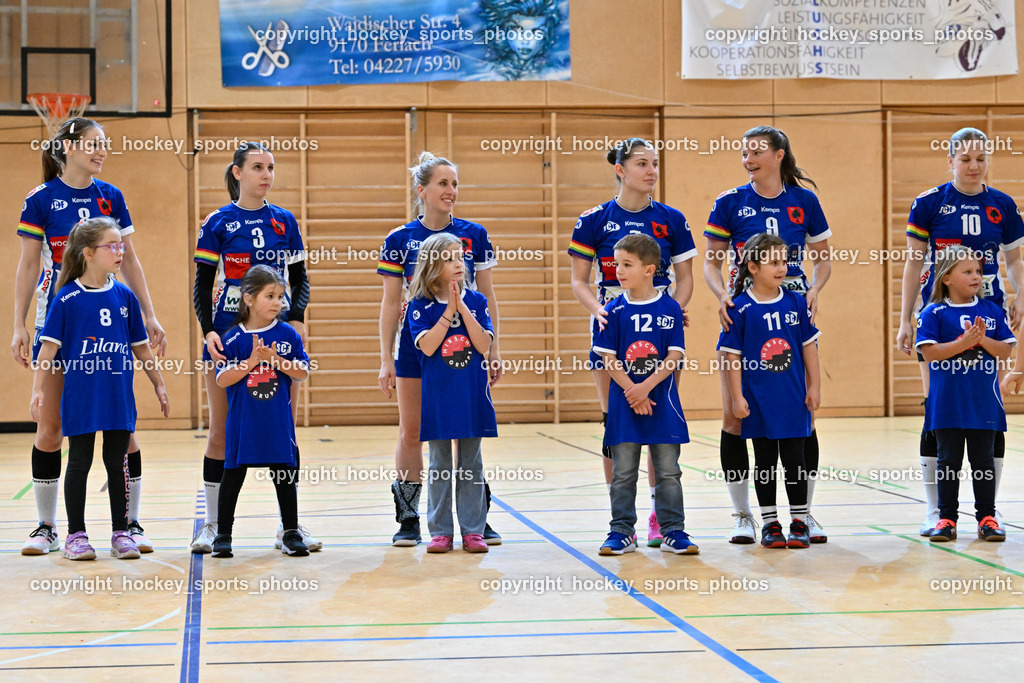 SC Ferlach Damen vs. Hypo Niederösterreich 18.11.2023 | #8 FRITZ Katharina, #3 BUCHBAUER Anna-Maria, #77 Jesenko Hannah, #7 ROSICKY Hanna, #9 WUTTE Anna Maria, #10 MARKSTEINER Viktoria