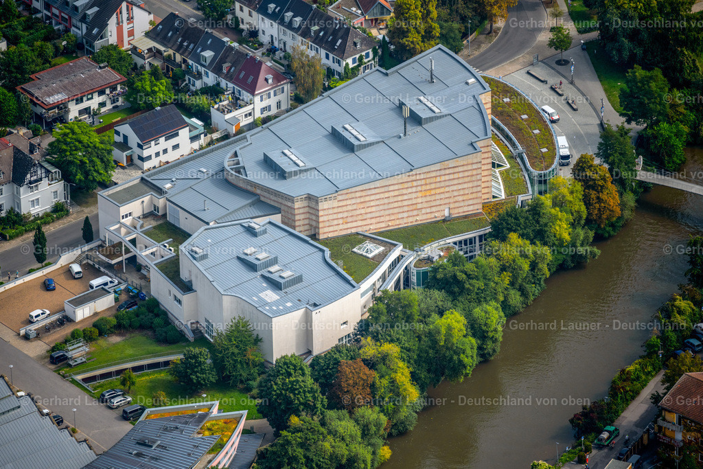 4060166 | BAMBERG 07.09.2021 Gebäude der Veranstaltungshalle Konzerthalle an der Mußstraße in Bamberg im Bundesland Bayern, Deutschland.