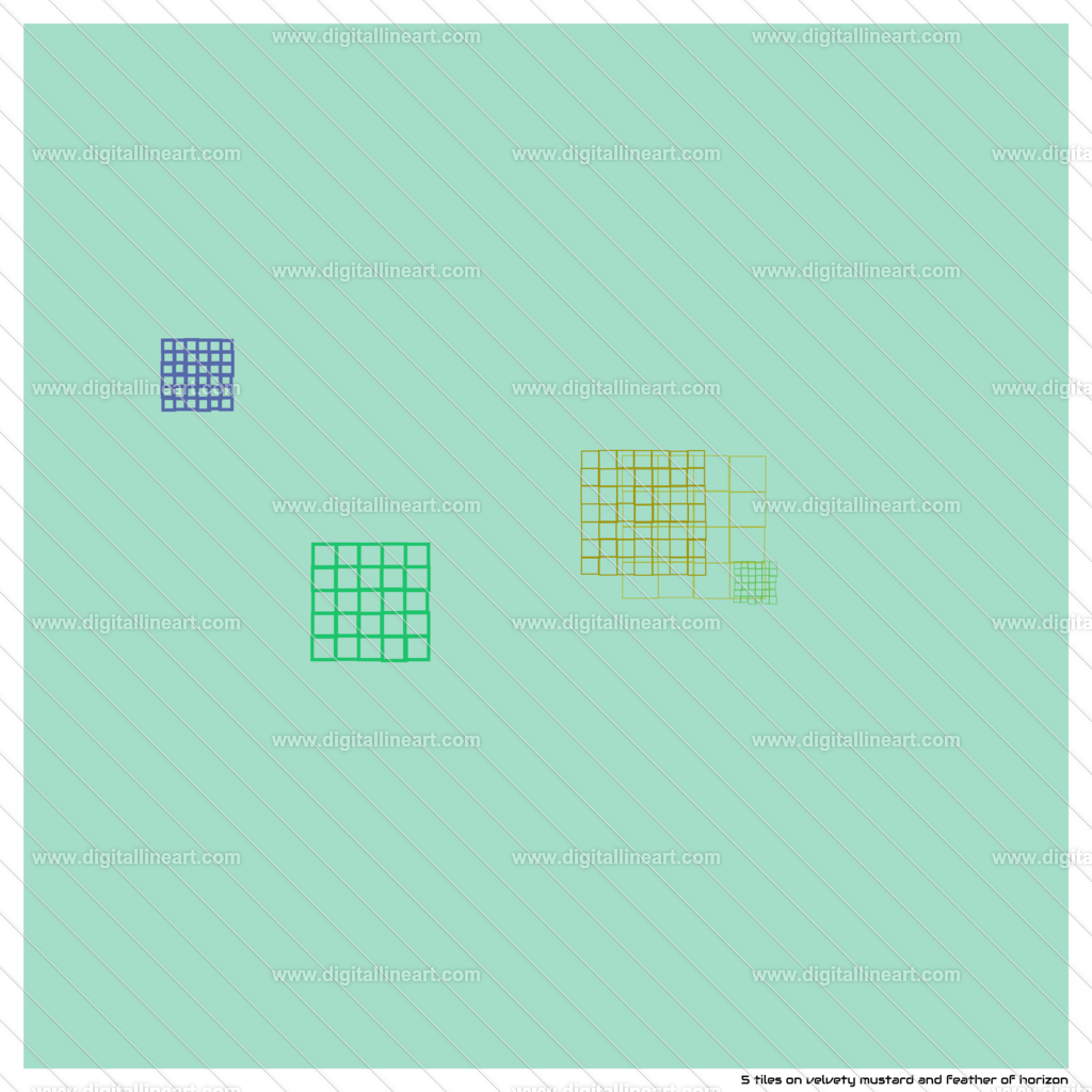 5-tiles-velvety-mustard-and-feather-of-horizon | digitallineart - Realisiert mit Pictrs.com