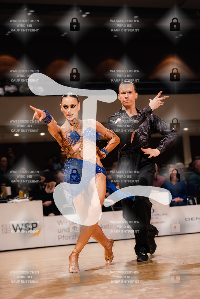Goldstadtpokal 2025 - WDSF World Open Latin 22nd (25) Maximilian Bier _ Eveline Ishchenko (Schwarz Weiß Club Pforzheim)-2025-01-25-6245 | Webshop for digital downloads and prints of dance sport, event & show photographer Julian Link - Realisiert mit Pictrs.com