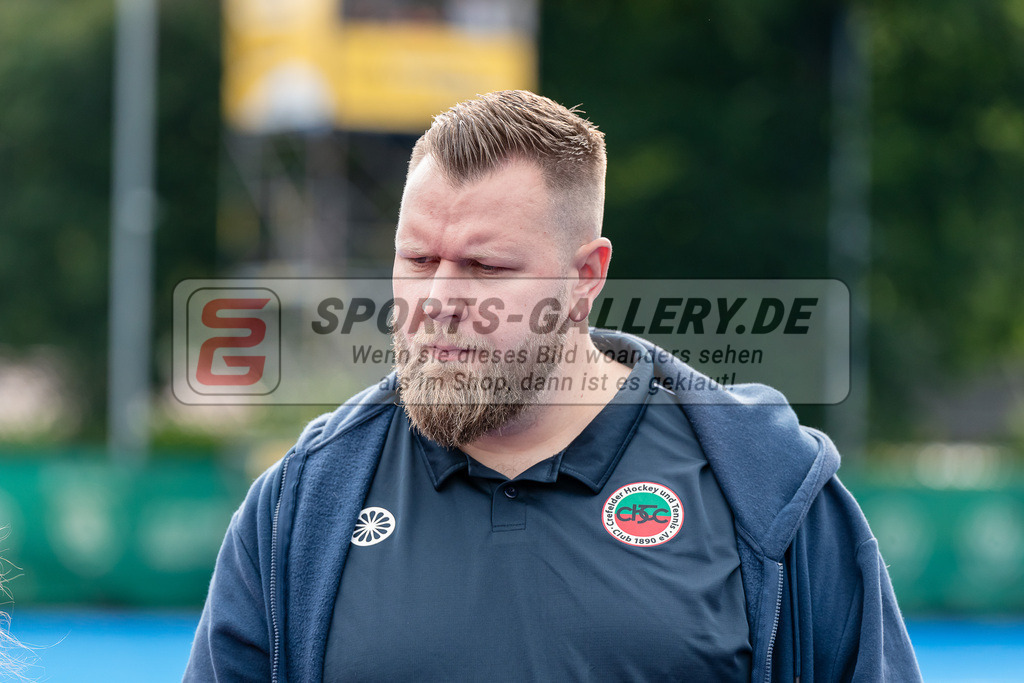 HK_20230923_902761 | 2. Bundesliga Damen Crefelder HTC - Hannover 78 am 23.9.2023 CHTC, Krefeld , Jens Höttemann ( Trainer Crefelder HTC )