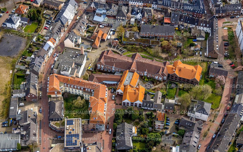 Rees230300666 | Luftbild, Agnes Heim Pflegeheim, Rees, Niederrhein, Nordrhein-Westfalen, Deutschland