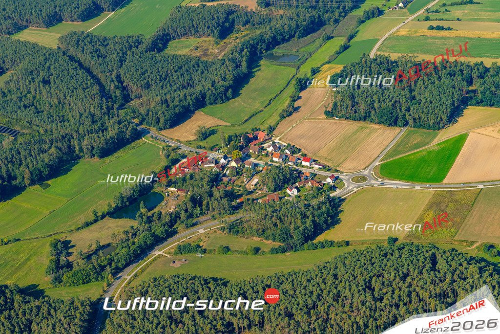 Das Luftbild zeigt : Neumühle Büchenbach - Die Luftaufnahme wurde 2024 vom UL-Flugzeug aus erstellt ( keine Drohne ) - Hochauflösende Luftaufnahme - Für grossformatige Ausdrucke geeignet. Die Geschenkidee !Mit Lizenz und Bildrechte bestellbar