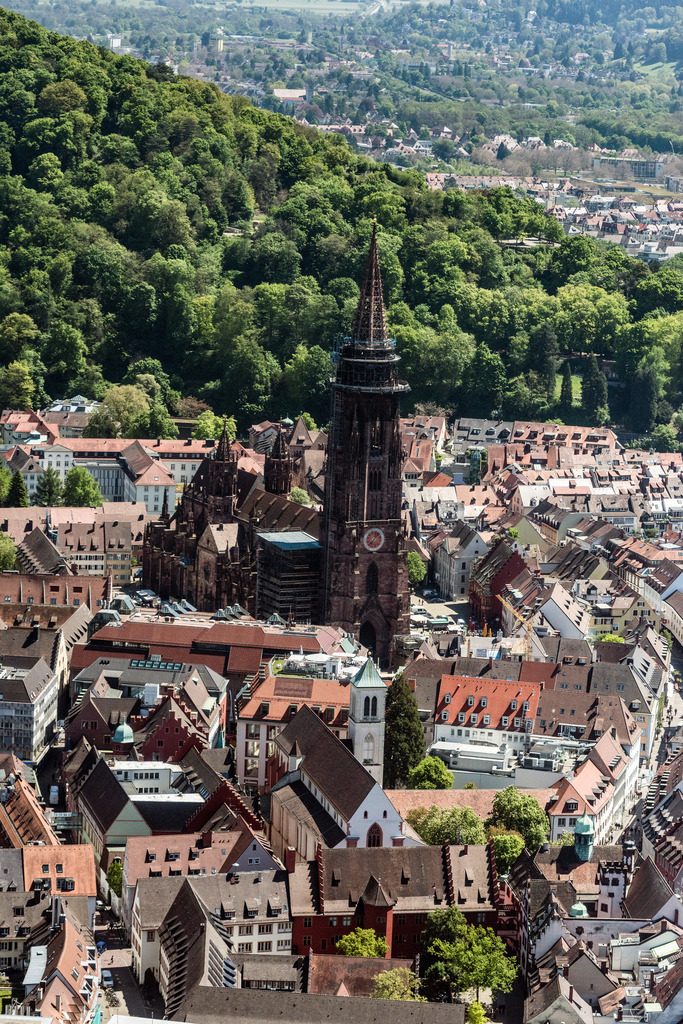 dr__0012094.jpg | FREIBURG IM BREISGAU 10.05.2017 Altstadtbereich und Innenstadtzentrum und Freiburger Münster in Freiburg im Breisgau im Bundesland Baden-Württemberg, Deutschland. // Old Town area and city center and Freiburger Muenster in Freiburg im Breisgau in the state Baden-Wuerttemberg, Germany. Foto: Daniel Reiter