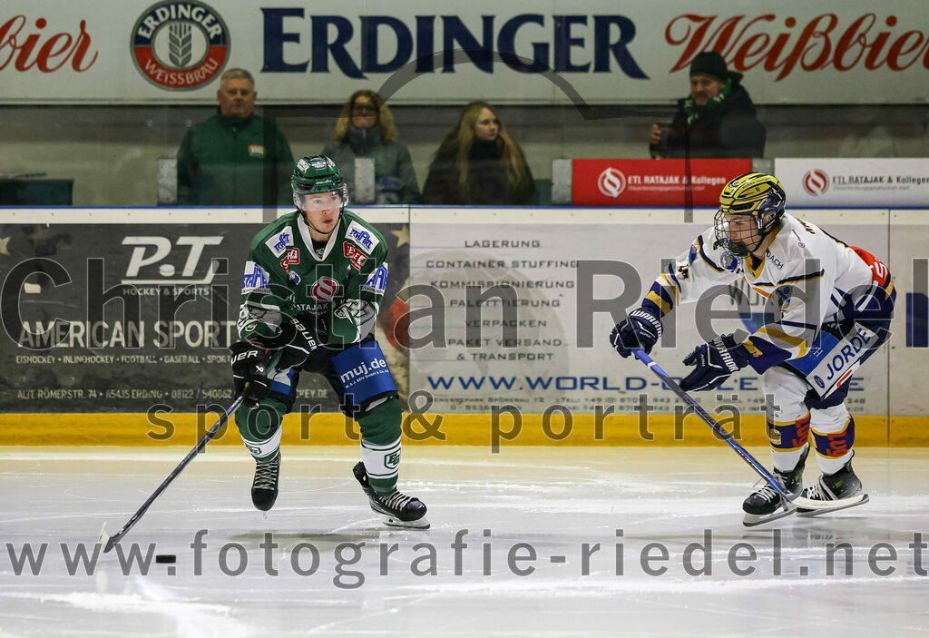 2024-01-19_111_TSV_Erding_gegen_ESC_Geretsried | Erding, Deutschland, 19.01.2024:
Eishockey, Bayernliga Vorrunde 2023 / 2024, 26. Spieltag, TSV Erding gegen ESC Geretsried, Endergebnis: 

Foto: Christian Riedel / fotografie-riedel.net