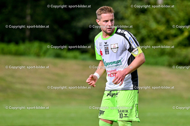 AUT, OOELiga, SPG Pregarten vs Union Edelweiss Linz | 07.10.2023, Kornspitz Arena Pregarten, AUT, OOELiga, SPG Pregarten vs Union Edelweiss Linz, im Bild Markus Blutsch (Pregarten)