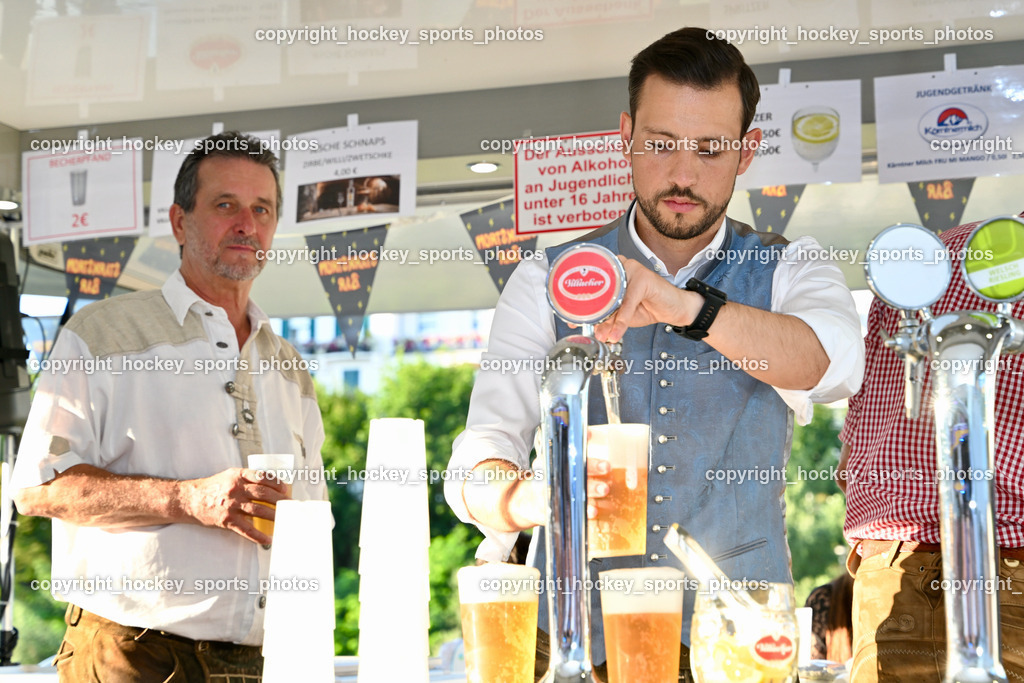 78. Villacher Kirchtag Mittwoch 2.8.2023 | Landesrat Sebastian Schuschnig, Starkstrom Bar