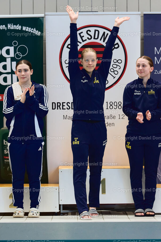 International Youth Diving Meet 2026 | Day 4 of 5 | International Youth Diving Meet 2026| Day 4 of 5 | 25.04.2026 | Youth diving competition featuring 1m and 3m springboard and platform at the Schwimmsportkomplex Freiberger Platz in Dresden.@ Domazer Photography - Realisiert mit Pictrs.com