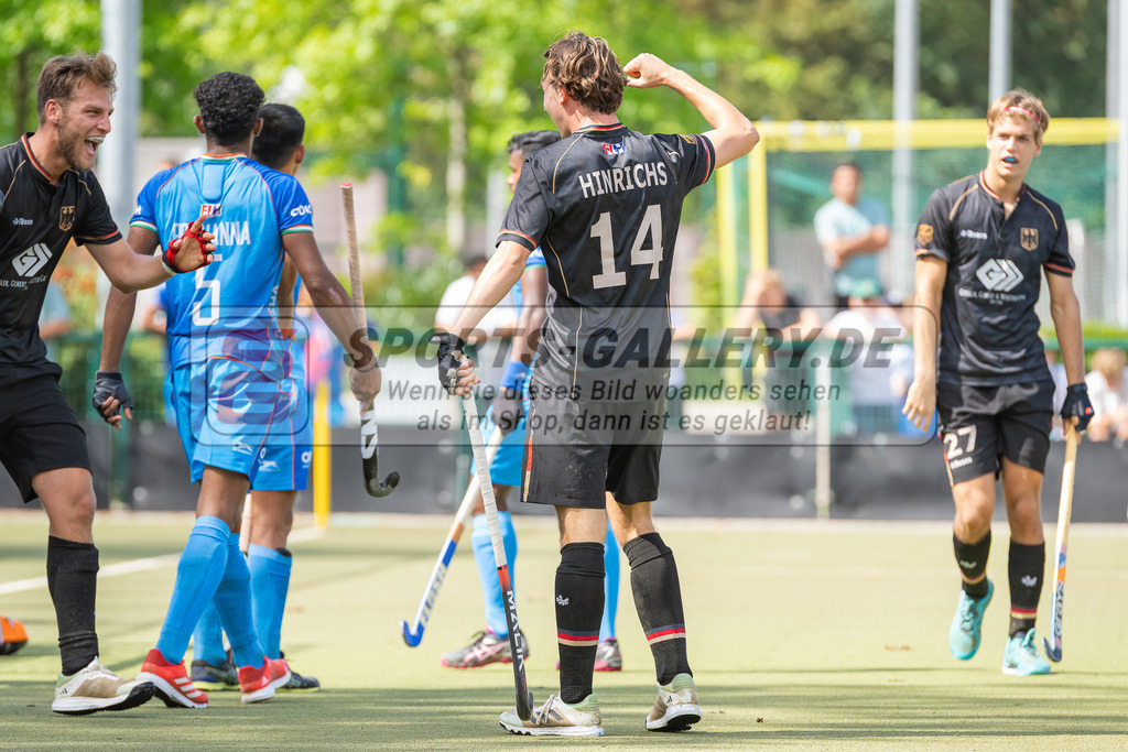 HK_20230822_103749 | 4 Nations Tournament Spiel um Platz 1 ( MU21 ) Indien - Germany am 22.8.2023 DHC Düsseldorf, Düsseldorf ,