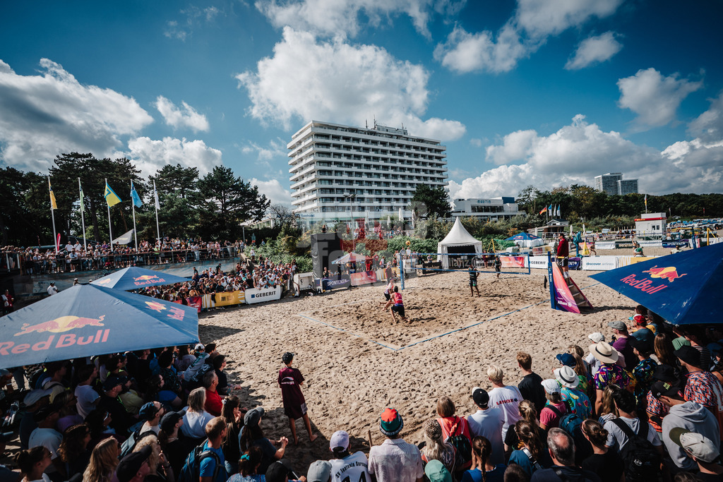 Beachvolleyball | Männer | Deutsche Meisterschaften 2025 Timmendorfer Strand | 05.09.2025 | Der volle Nebencourt