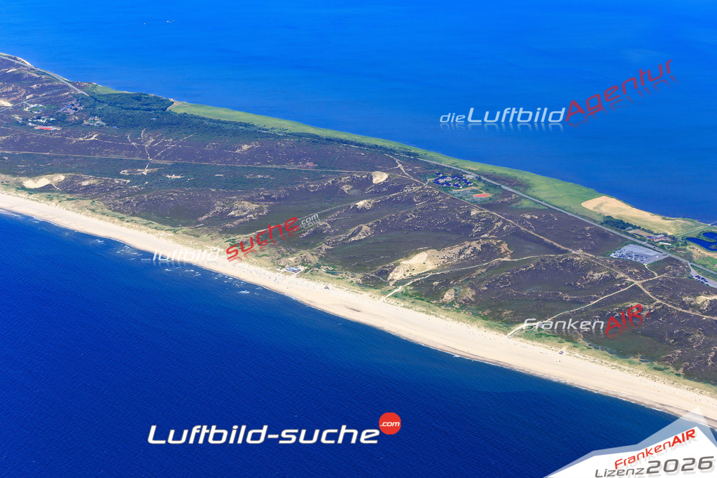 Die Luftbildaufnahme Nord - Sylt wurde 2018 mittels Flugzeug (keine Drohne) erstellt. Perfekte Schärfe und Druck- Auflösung- Garantiert!