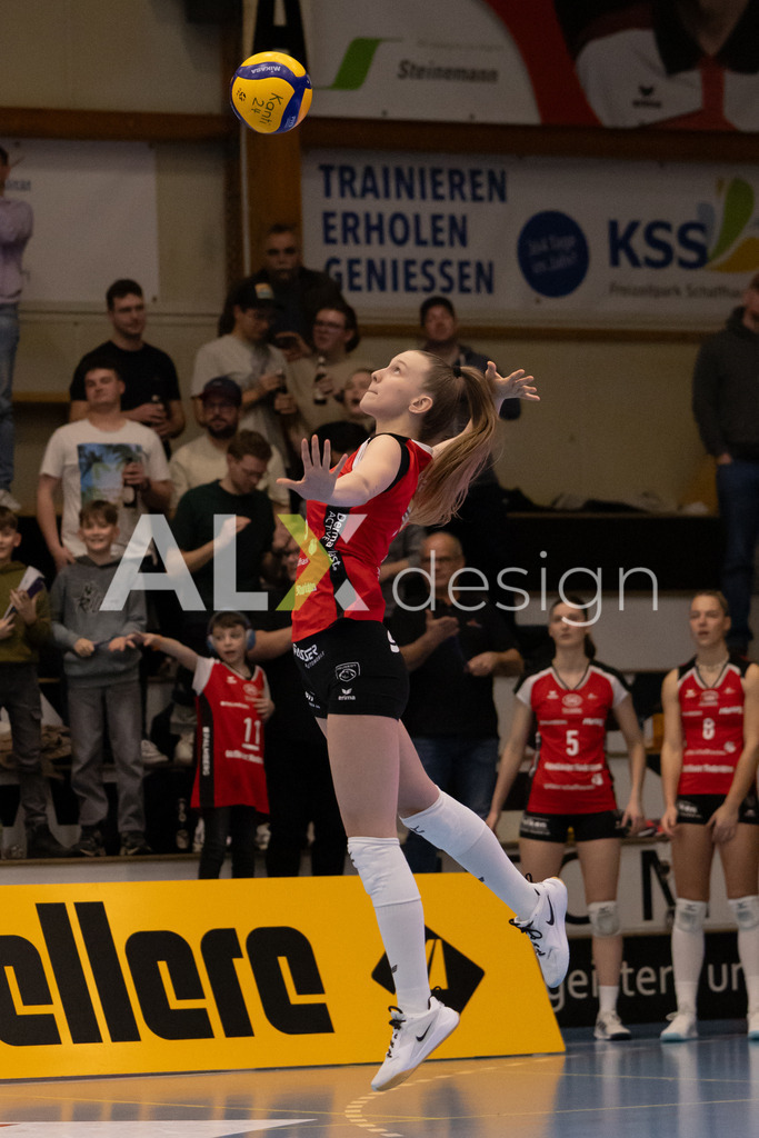 Volleyball I Frauen I Saison 2025-2026 I Volleyball NLA | Women I 1/4 Finals I VC Kanti Schaffhausen - BIWI Volleyball Franches-Montagnes I 21.02.2026 | 6 Nina Cavka (CH) (VC Kanti Schaffhausen) – Aussen - Realisiert mit Pictrs.com