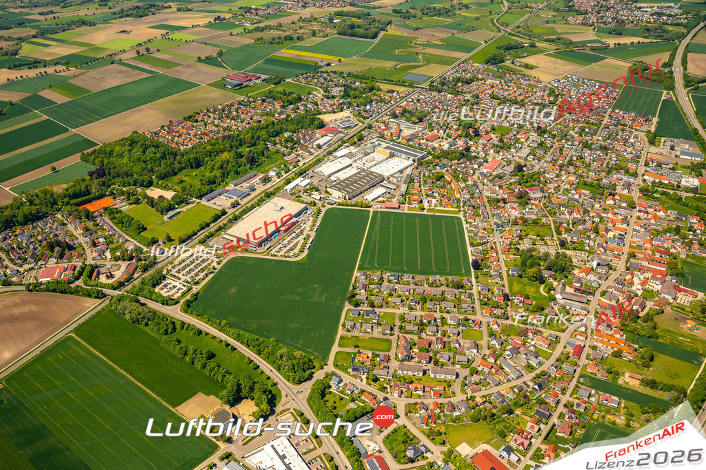 Luftbild Vs Google Maps  Meyfried  Asbach-Bäumenheim -Das Luftbild wurde 2025 vom UL-Flugzeug heraus erstellt ( keine Drohne ) - Hochauflösende Luftaufnahme -Nicht vergleichbar mit Google Maps oder Satelittenbilder- Die Geschenkidee !Mit Lizenz und Bildrechte bestellbar