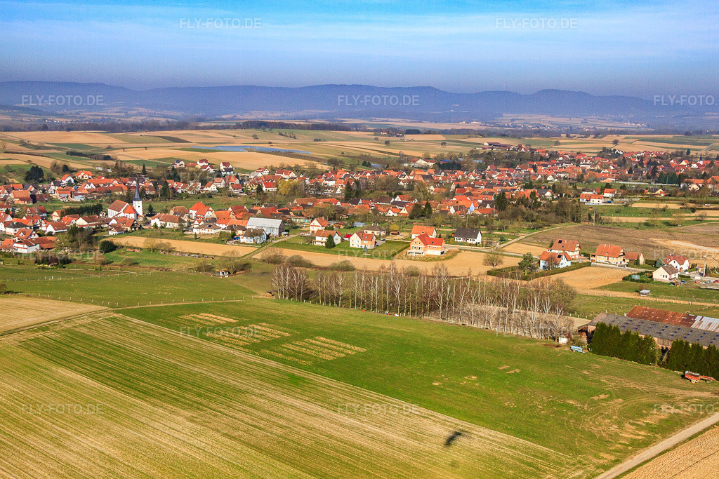 Luftbild: Centre équestre de Seebach in Seebach im Bundesland Bas-Rhin in Frankreich. – Foto: IMG_62690.jpg vom 09.03.2014 durch Werner Riehm/FLY-FOTO.de – Auflösung des Originals: 4752 x 3168 px