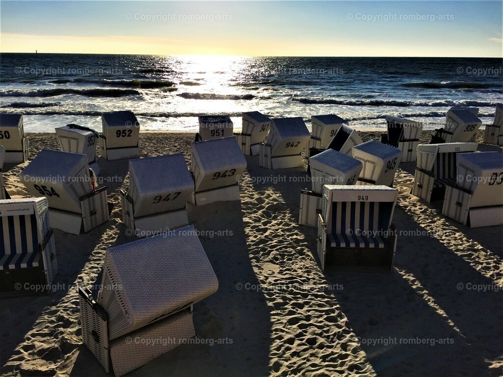 Sundowner | Strandkörbe auf Sylt