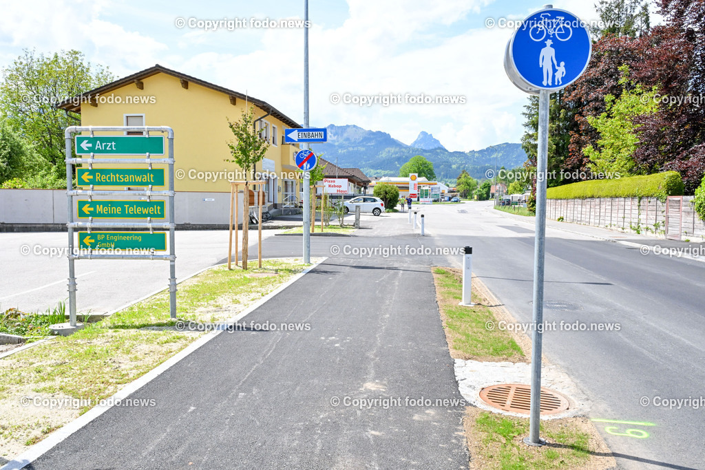 Scharnstein_ B120_ Zentrum_ 06.05.2024-16 | 06.05.2024, Scharnstein, AUT, B120, Bundesstrasse, im Bild Zentrum, Radweg