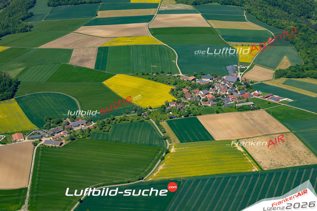Schöne Luftaufnahme Rückertshausen Braunsbach - Die Luftaufnahme wurde 2025 vom Flugzeug heraus erstellt ( keine Drohne ) - Hochauflösende Luftaufnahme - für professionelle Ausdrucke geeignet. Die Geschenkidee !Mit Lizenz und Bildrechte bestellbar