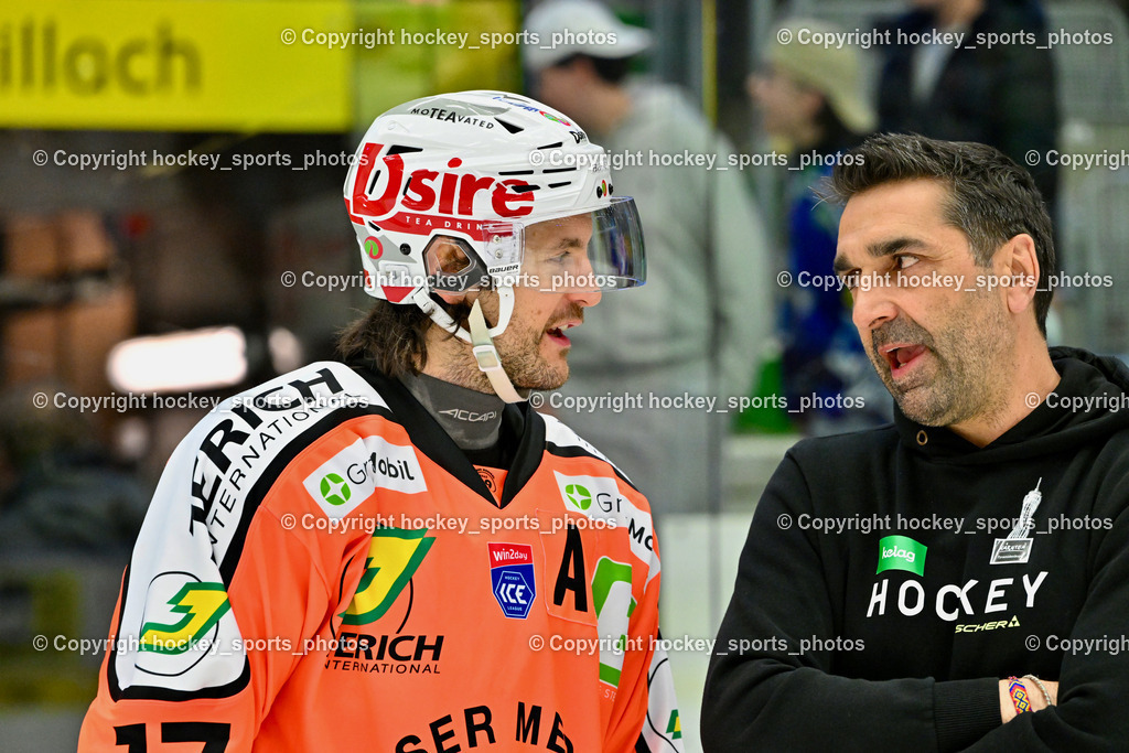 EC IDM WÄRMEPUMPEN VSV vs. MOSER MEDICAL GRAZ99ERS | #17 Manuel Ganahl Graz 99ers, Gerd Prohaska, EC IDM WÄRMEPUMPEN VSV vs. MOSER MEDICAL GRAZ99ERS, EC IDM WÄRMEPUMPEN VSV vs. MOSER MEDICAL GRAZ99ERS am 17.03.2026 in Villach (Stadthalle Villach), Austria, (Photo by Bernd Stefan)