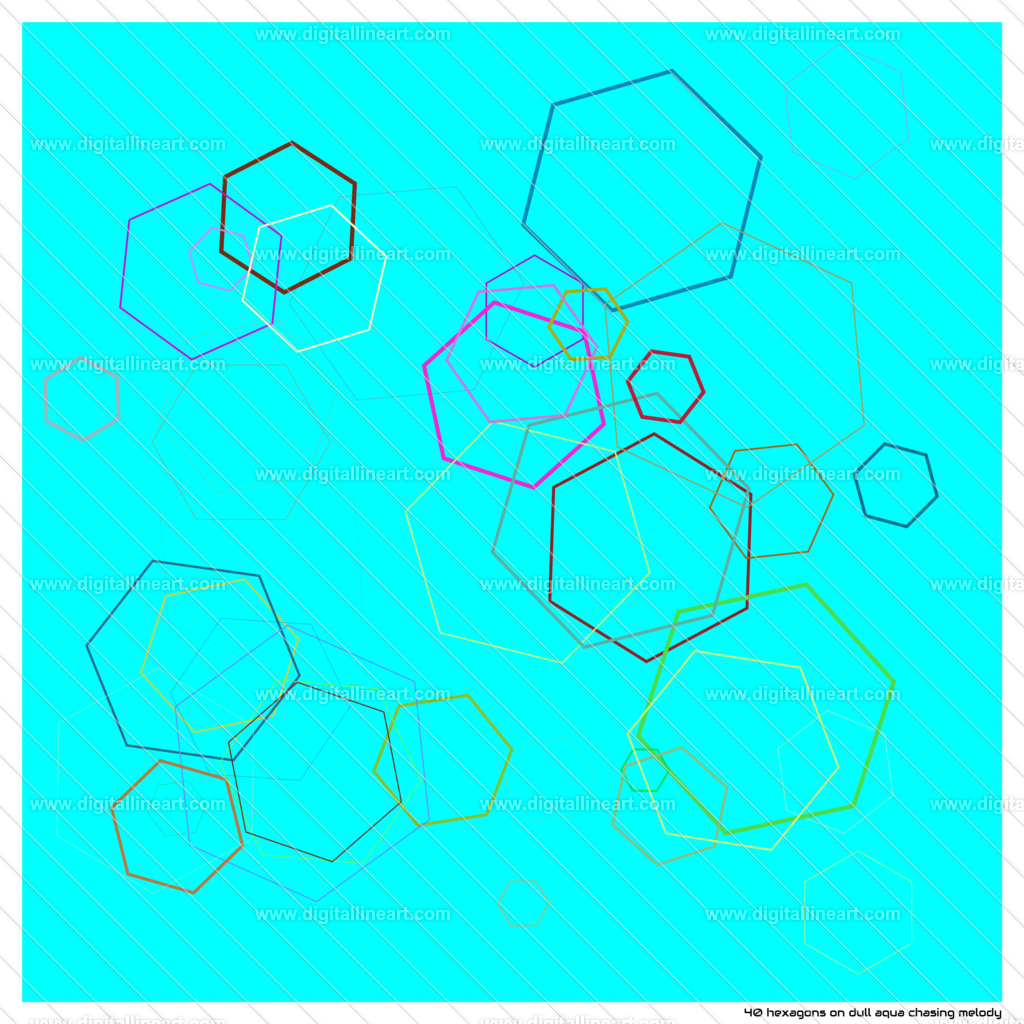 40-hexagons-dull-aqua-chasing-melody | digitallineart - Realisiert mit Pictrs.com