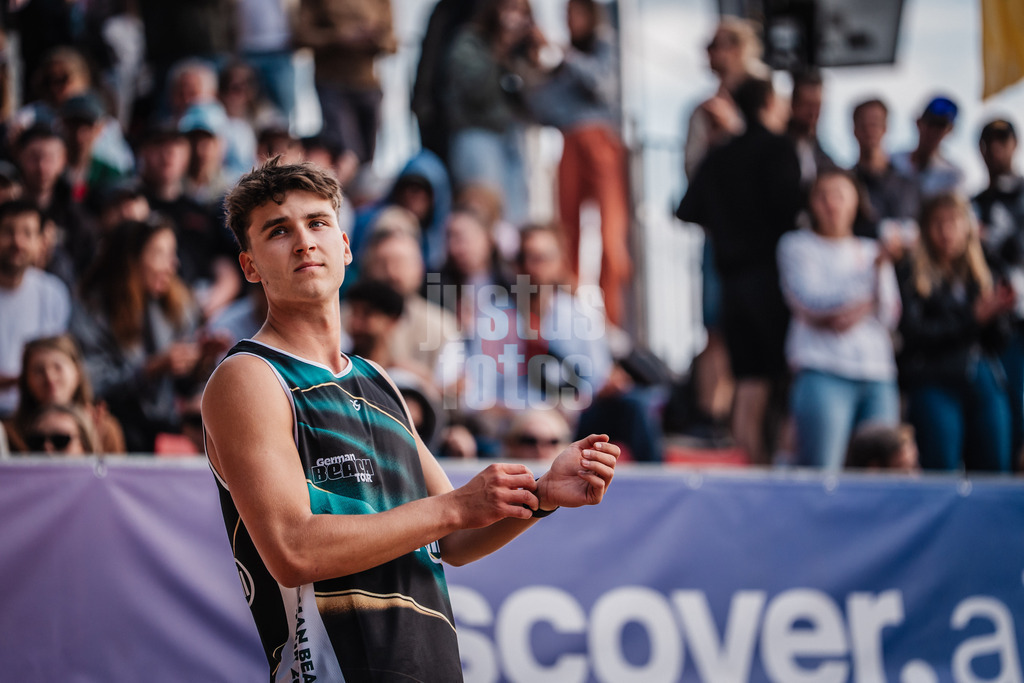 Beachvolleyball | Männer | Allianz German Beach Tour 2025 | Tourstop Düsseldorf | 17.05.2025 | Kristians Fokerots