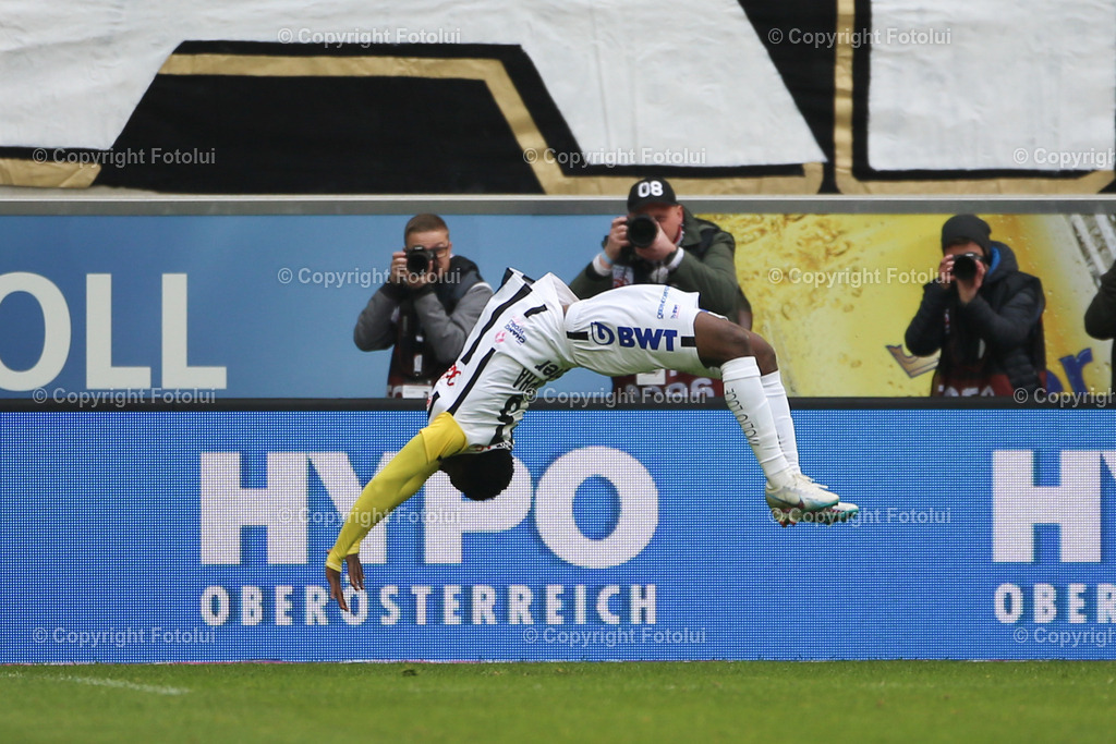 A_LUI_20230409_0038 | SPORT FUSSBALL ADMIRAL BUNDESLIGA 2022/23 LASK VS STURM GRAZ
IM BILD: Ibrahim Mustapha (Lask),
FOTO:FOTOLUI/UW