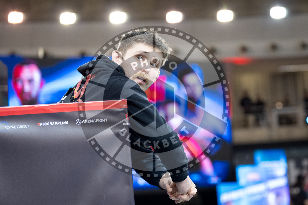20260214PBB1943 | Fighters compete during the ADCC European Trials  competition day 1 in Belgrade, Serbia, on February 14, 2026.