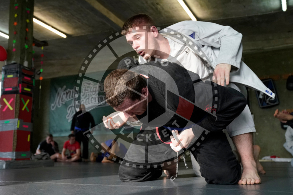 20240413PBB6842 | Fighters compete during the Grapplethon 24hours of rolling for a reason in Hamburg, Germany, on April 13, 2024.