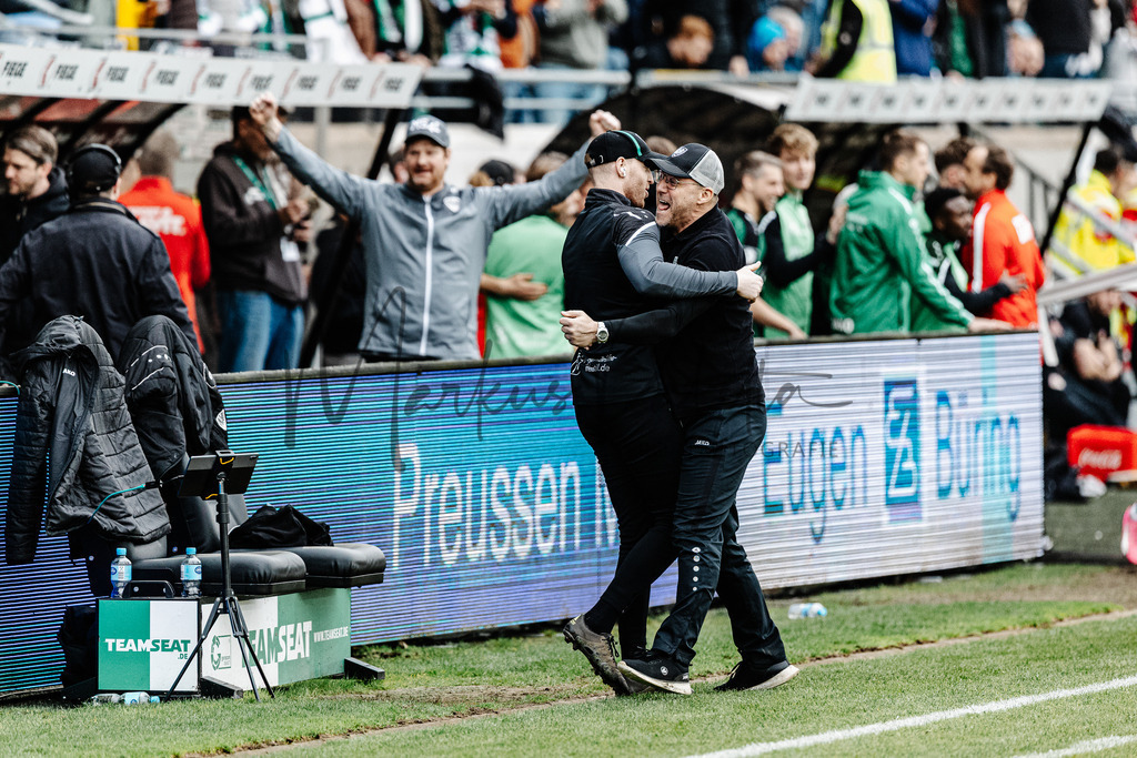 3. Liga, Saison 2023/24, 31. Spieltag: SC Preußen Münster - Dynamo Dresden | Münster, 30.03.2024: 3. Liga, 31. Spieltag, SC Preußen Münster gegen Dynamo Dresden im LVM-Preußenstadion in Münster. Foto: sportfotografie.ms | Markus Paletta - Realisiert mit Pictrs.com