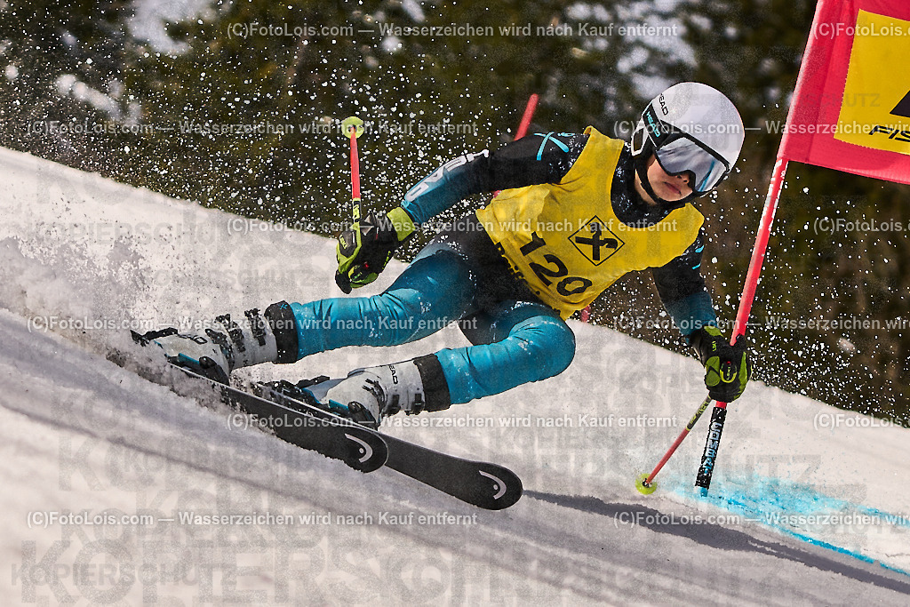 ALP5678_Steir-KINDER-LM_RTL_Loser_Leinfellner Maximilian | (C)FotoLois.com, Alois Spandl. SteirerSki KINDER-Cup Riesentorlauf-Landesmeisterschaft am Sandling/Loser in Altaussee, So 25. Februar 2024.