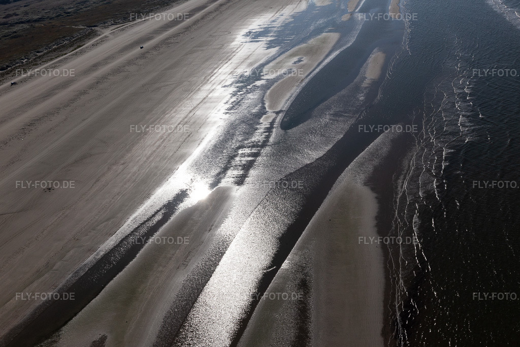 Luftbild: Westküste bei Ebbe in Fanø im Bundesland Syddanmark in Dänemark. Foto: IMG_118640.jpg vom 21.09.2019 durch Werner Riehm/FLY-FOTO.de