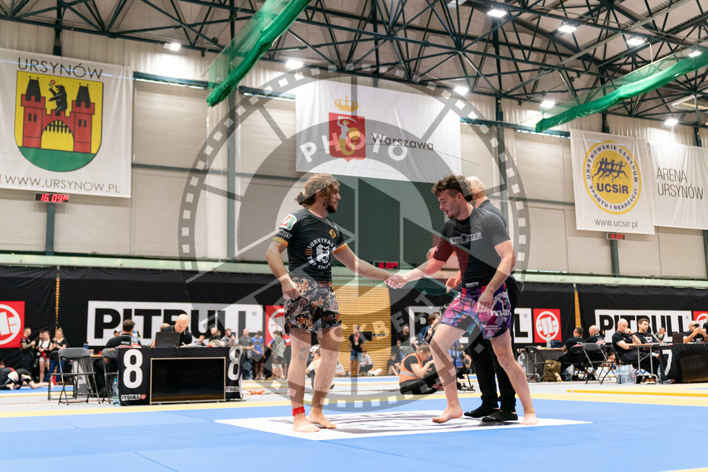20230916PBB6013 | Fighters compete during the grappling tournement ADCC Trials (European, Middle East and African Championship) in Warsaw, Poland, on September 16, 2023.