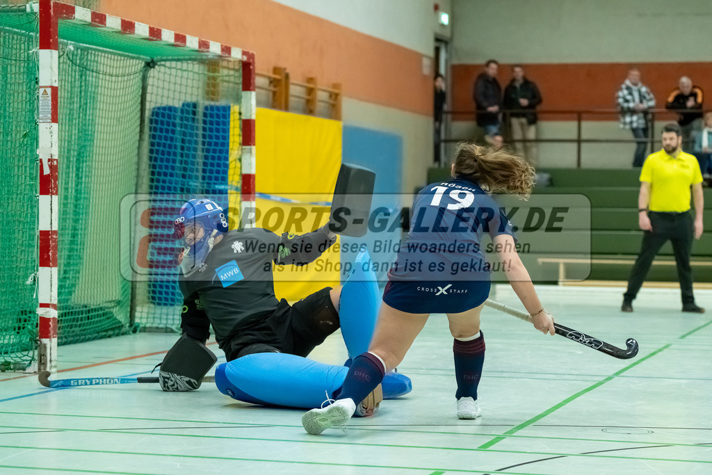 HK_20240106_107841 | 1. Bundesliga Damen Uhlenhorst Mülheim - Düsseldorfer HC  am 6.1.2024 Sporthalle Lehnerstraße, Mülheim a.d. Ruhr ,