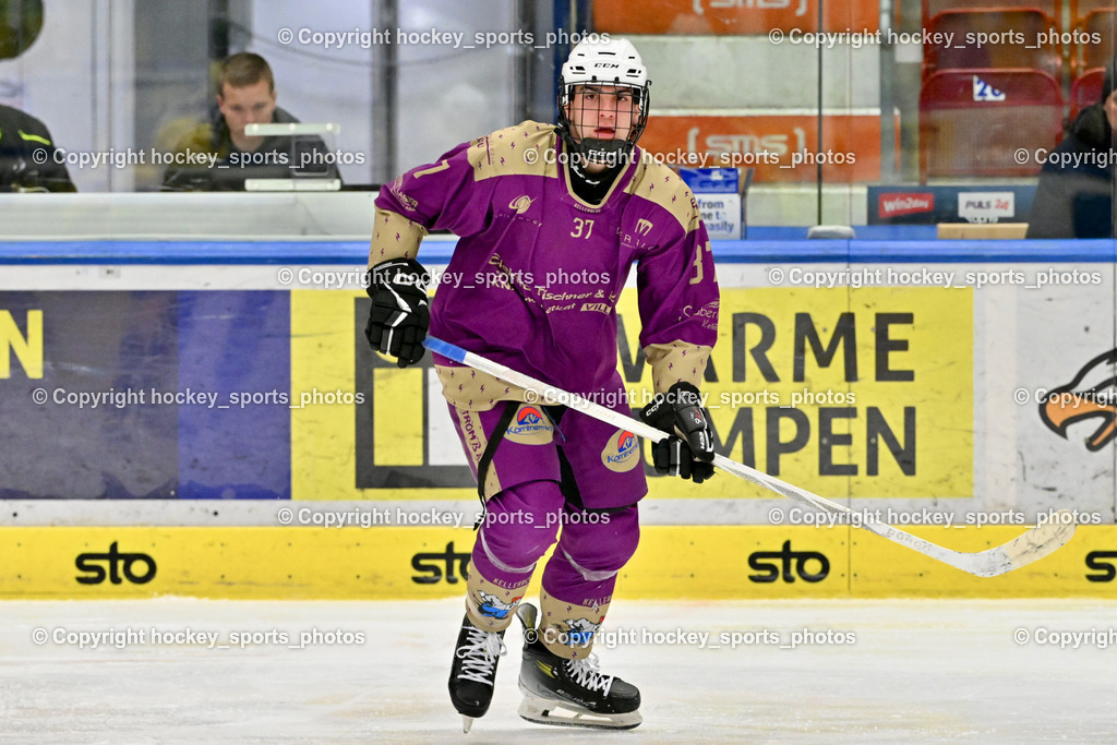 EC Kellerberg vs. EC Arnoldstein | #37 Pirker Luca EC Kellerberg, EC Kellerberg vs. EC Arnoldstein, EC Kellerberg vs. EC Arnoldstein am 31.01.2025 in Villach (Stadthalle Villach), Austria, (Photo by Bernd Stefan)
