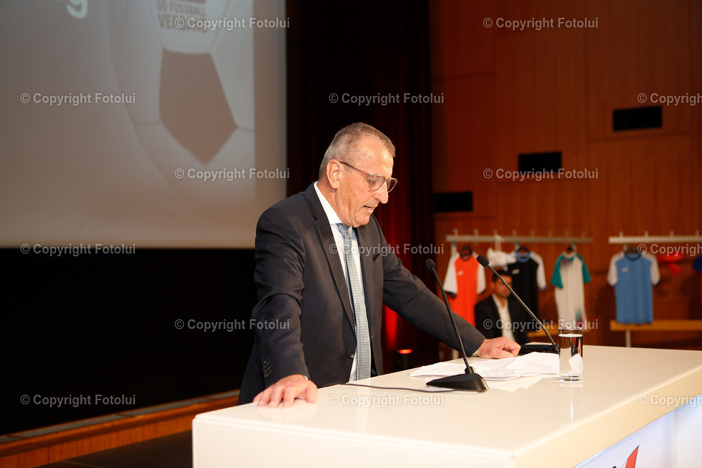 A_LUI_270925_08 | SPORT,FUSSBALL,OOEFV JAHRESHAUPTVERSAMLUNG 2025 WELS 27.09.2025 IM BILD : DER SCHEIDENDE PRAESIDENT GERHARD GOETSCHHOFERFOTO.FOTLUI/OOEFV
