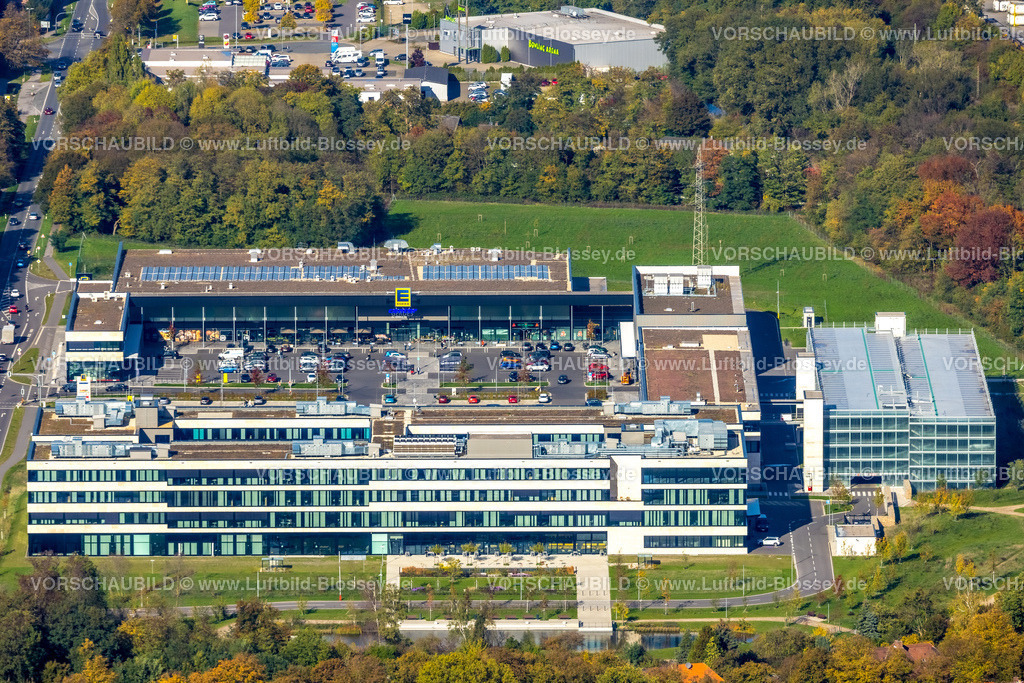 Moers221003965 | Luftbild, Edeka Rhein-Ruhr Zentrale Neubau, Edekaplatz, Rheinkamp-Utfort, Moers, Ruhrgebiet, Nordrhein-Westfalen, Deutschland