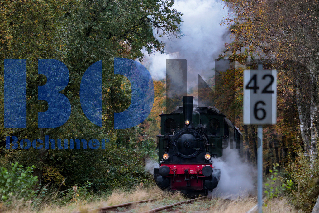  04.11.2023 - 
 | Sebastian Sendlak / Bochumer Nachrichtendienst (BOND) - Dampflok Waldbroel auf der Volmetalbahn - Realisiert mit Pictrs.com