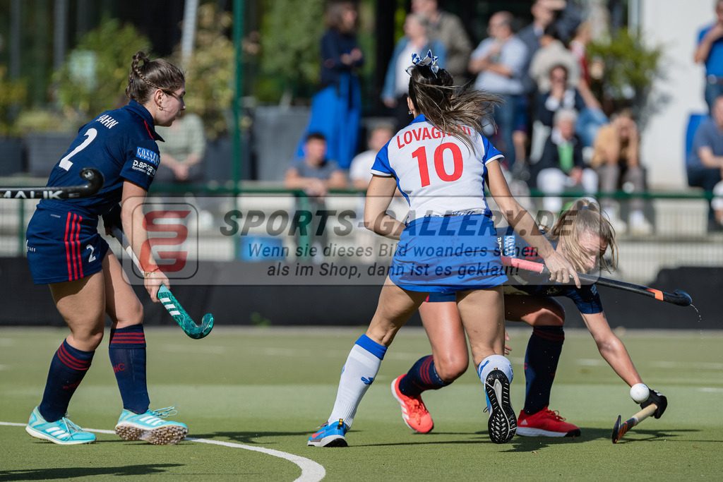 HK_20231007_105061 | 1.Bundesliga Damen Düsseldorfer HC - Großflottbeker THGC am 7.10.2023 DHC, Düsseldorf , Agostina Lovagnini ( Großflottbeker THGC )